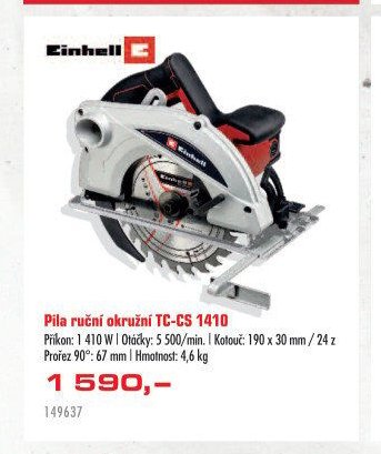 Pila ruční okružní TC-CS 1410