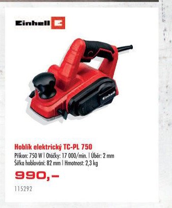 Hoblík elektrický TC-PL 750