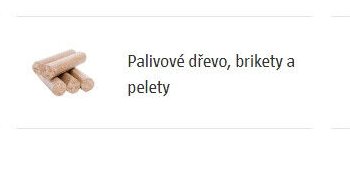 Palivové dřevo, brikety a pelety