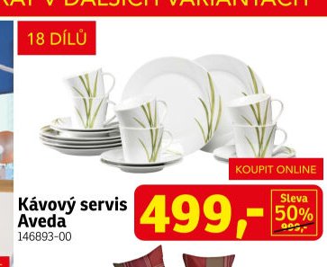 Kávový servis Aveda