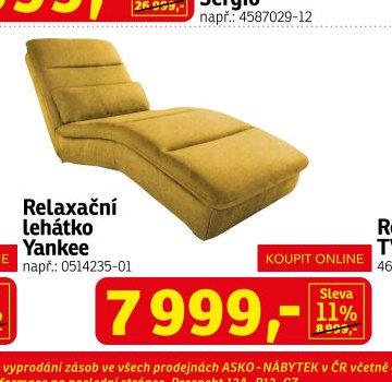 Relaxační lehátko Yankee