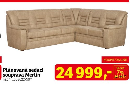 Plánovaná sedací souprava Merlin