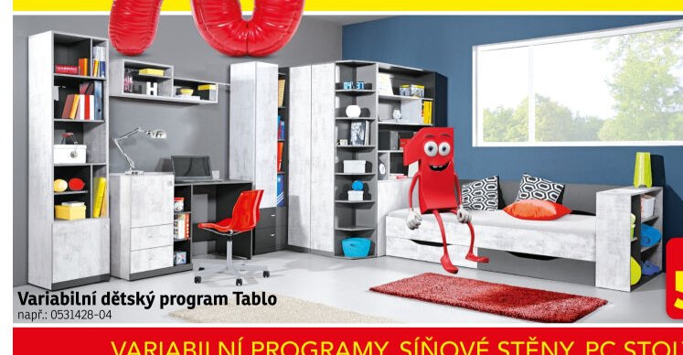 Variabilní dětský program Tablo