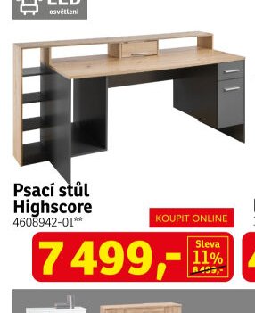 Psací stůl Highscore