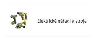 Elektrické nářadí a stroje