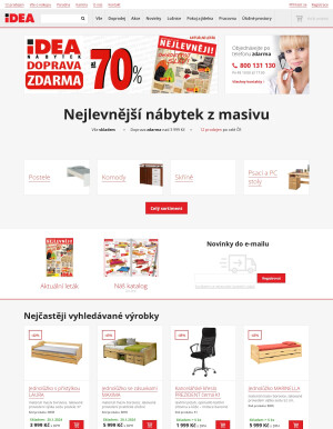 akční leták IDEA nábytek 26.12.2023-1.1.2024
