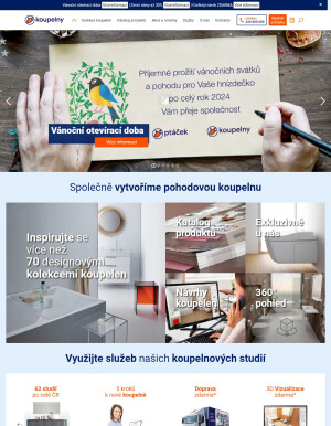 akční leták KOUPELNY Ptáček 26.12.2023-1.1.2024