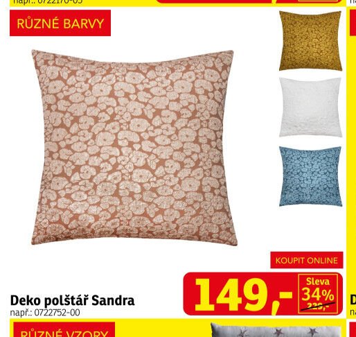 Deko polštář Sandra
