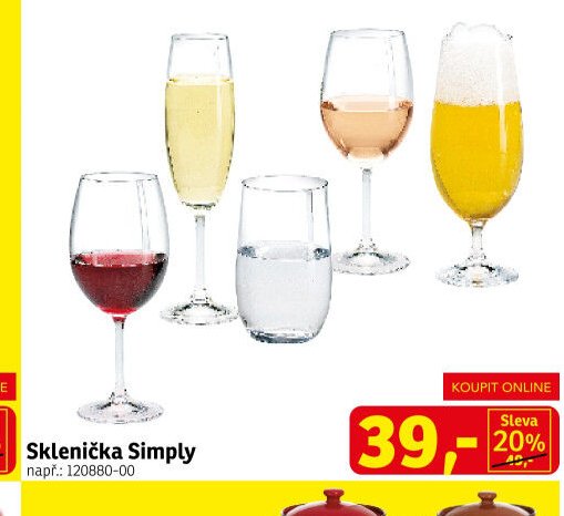 Sklenička Simply