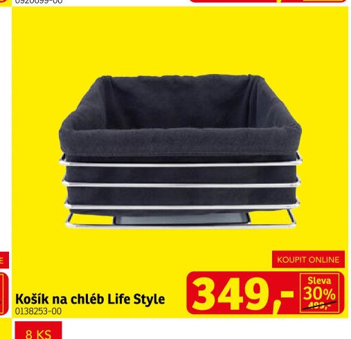 Košík na chléb Life Style