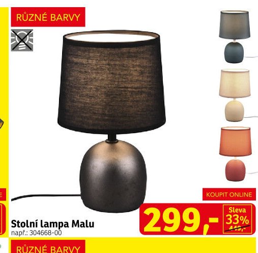 Stolní lampa Malu