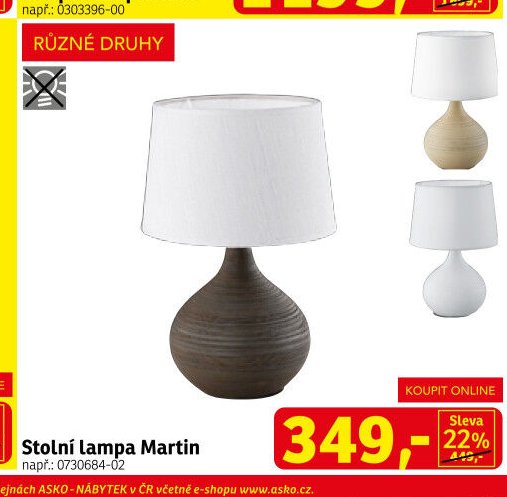 Stolní lampa Martin
