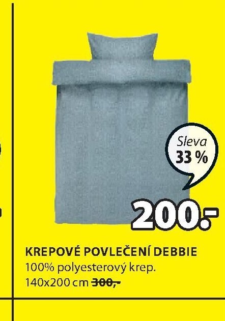 KREPOVÉ POVLEČENÍ DEBBIE