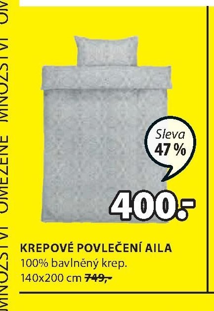 KREPOVÉ POVLEČENÍ AILA