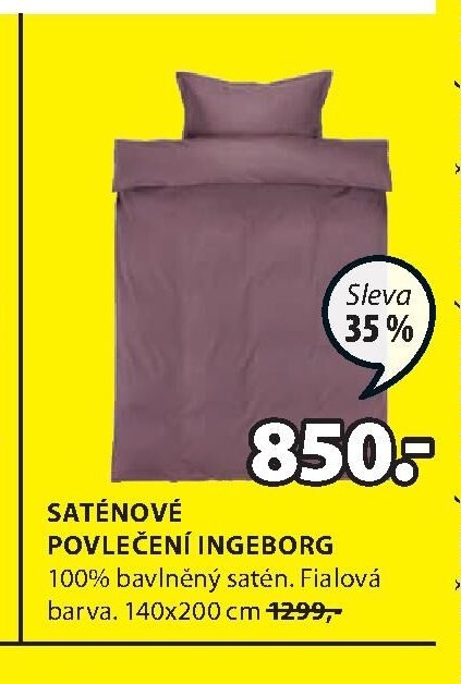 SATÉNOVÉ POVLEČENÍ INGEBORG