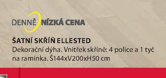 Šatní skříň ELLESTED