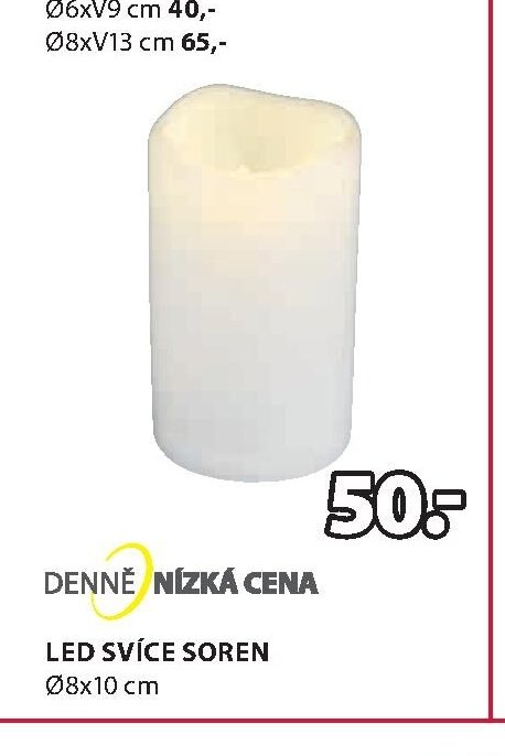 LED SVÍCE SOREN