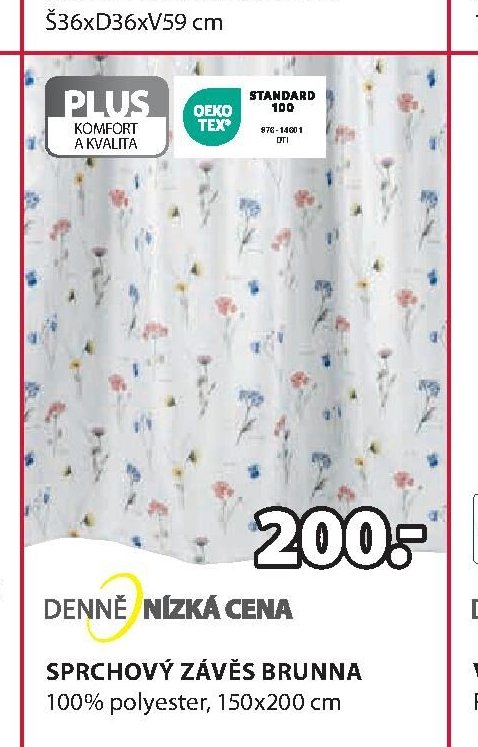 SPRCHOVÝ ZÁVĚS BRUNNA