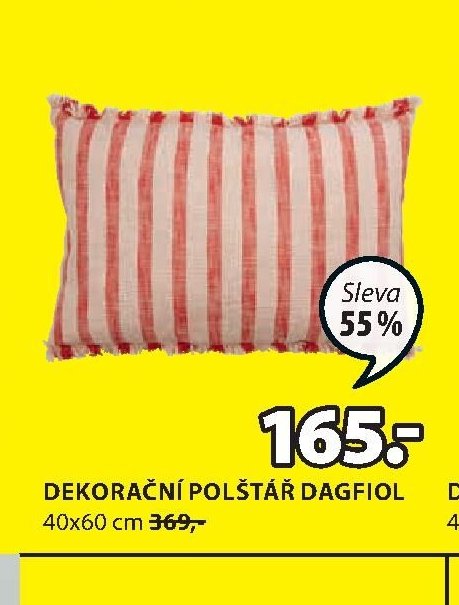 DEKORAČNÍ POLŠTÁŘ DAGFIOL 40x60 cm