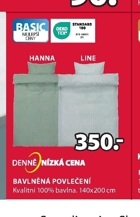 HANNA BAVLNĚNÁ POVLEČENÍ