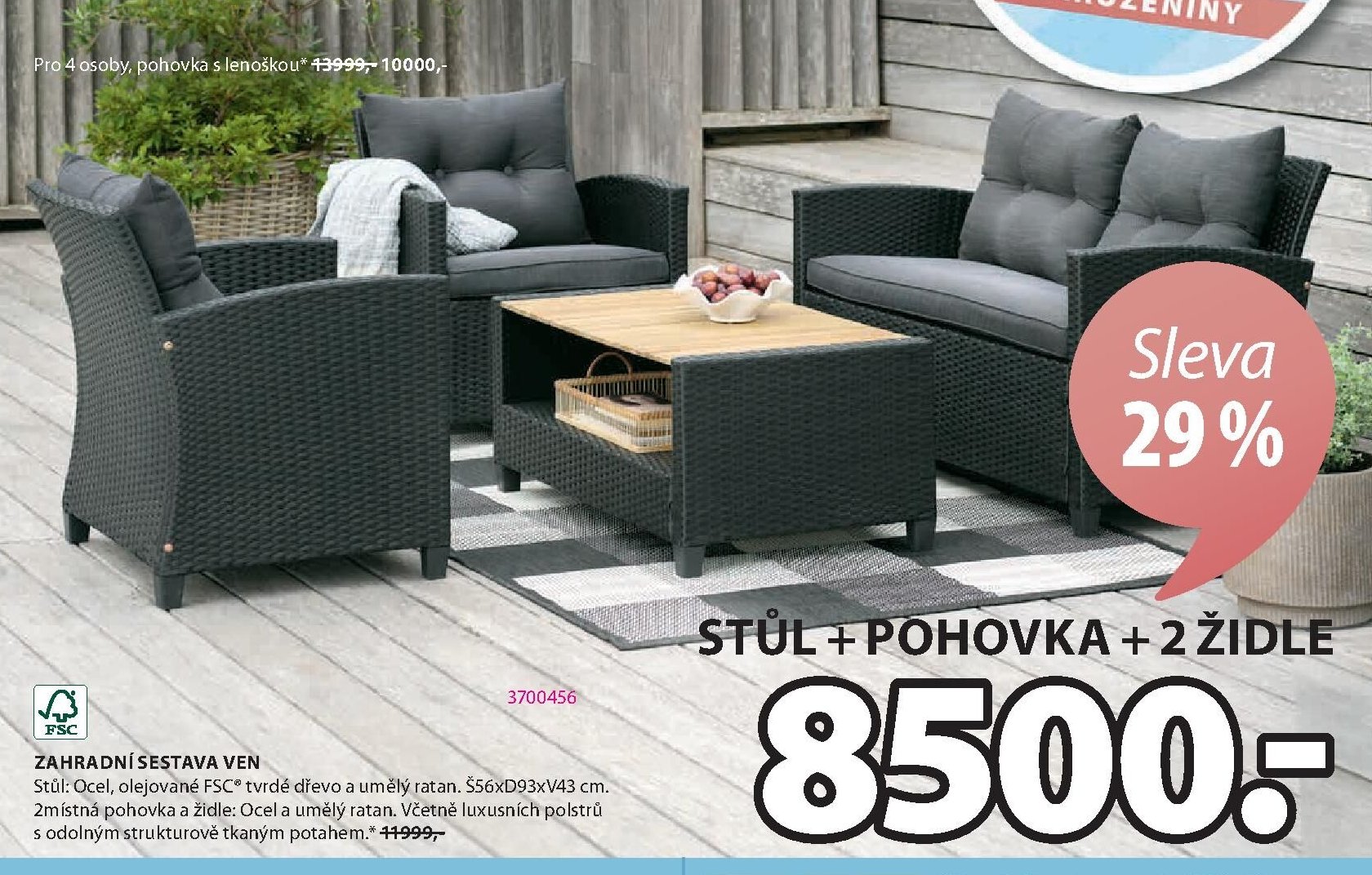 ZAHRADNÍ SESTAVA VEN