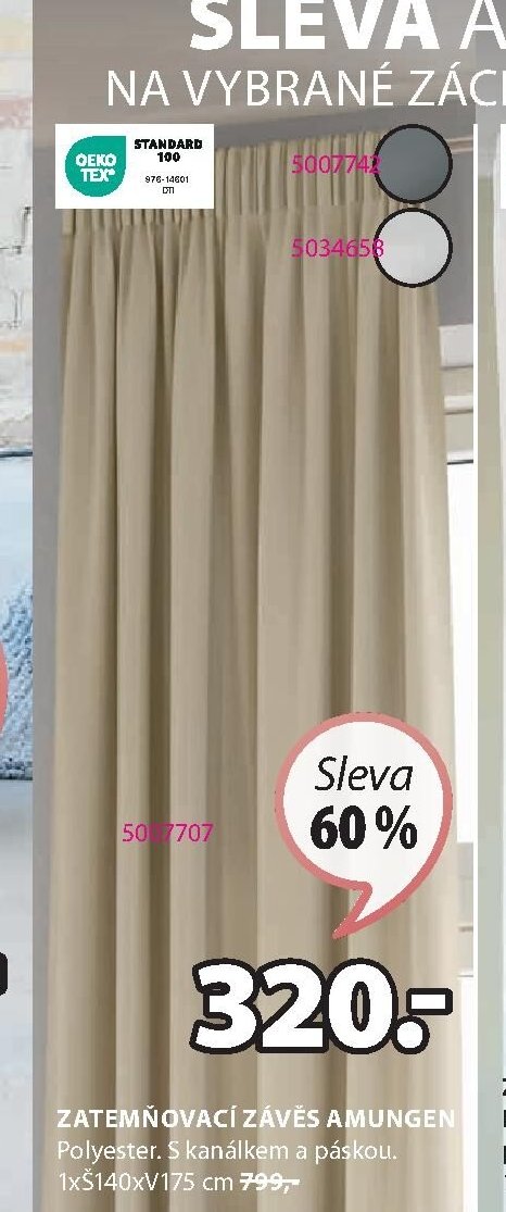 ZATEMŇOVACÍ ZÁVĚS AMUNGEN