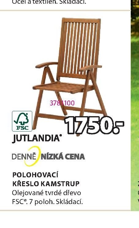 POLOHOVACÍ KŘESLO KAMSTRUP