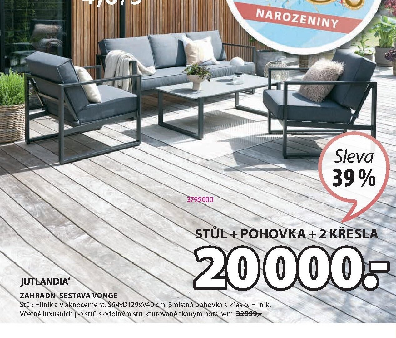 Zahradní sestava VONGE