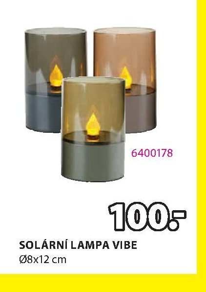 Solární lampa VIBE