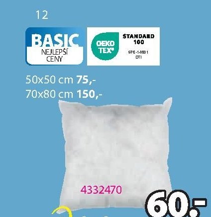 BASIC Polštář 50x50 cm