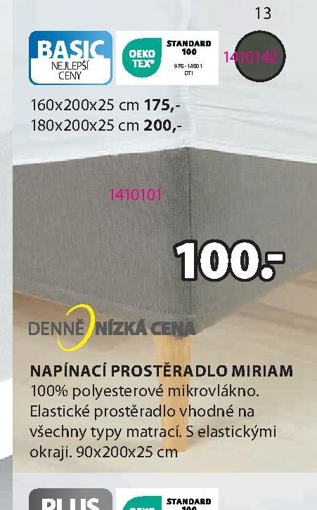 Napínací prostěradlo Miriam