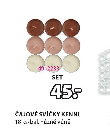 Čajové svíčky KENNI