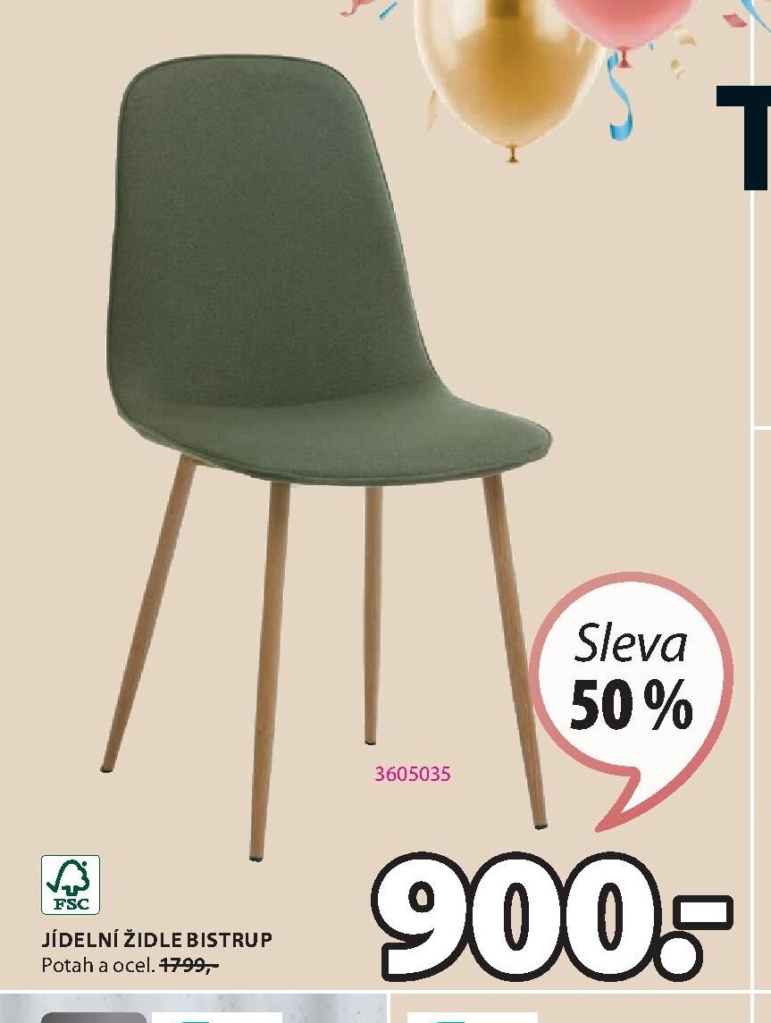 JÍDELNÍ ŽIDLE BISTRUP