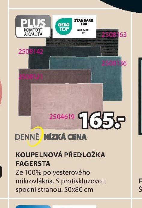 KOUPELNOVÁ PŘEDLOŽKA FAGERSTA