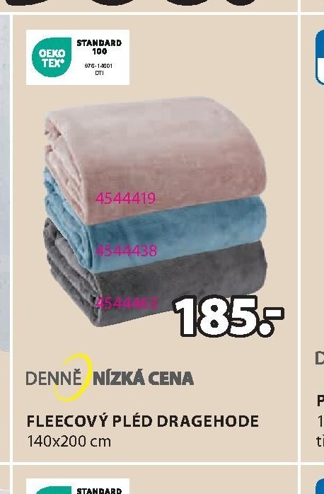 FLEECOVÝ PLÉD DRAGEHODE