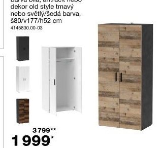 Šatní skříň BERNO