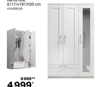 Šatní skříň CHANDRA