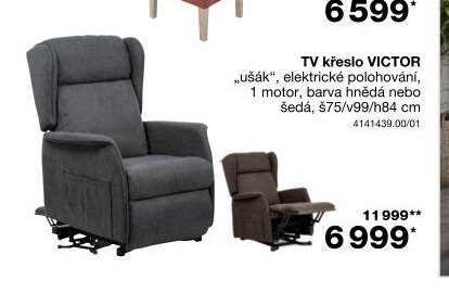 TV křeslo VICTOR