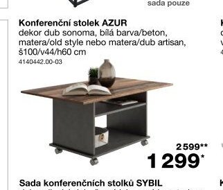 Konferenční stolek AZUR