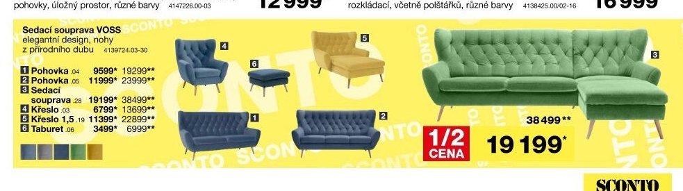 Sedací souprava VOSS