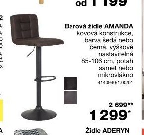 Barová židle AMANDA