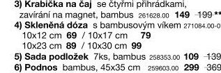 4) Skleněná dóza