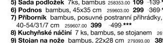 7) Příborník bambus
