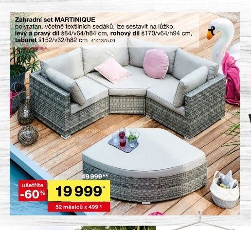 Zahradní set MARTINIQUE