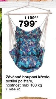 Závěsné houpací křeslo