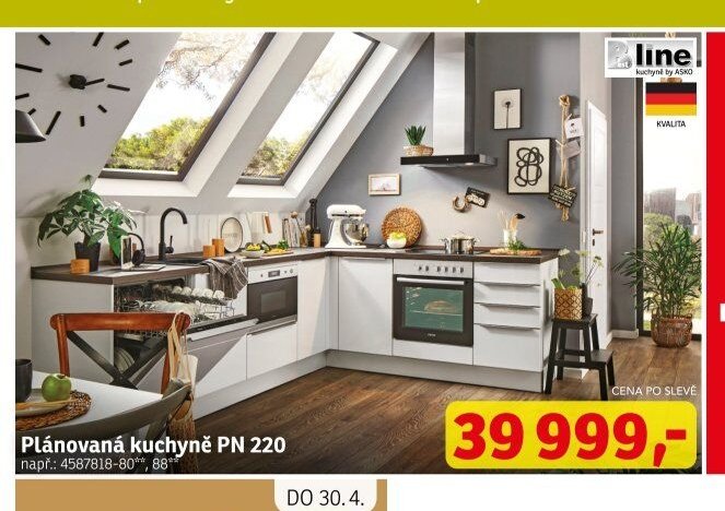 Plánovaná kuchyně PN 220