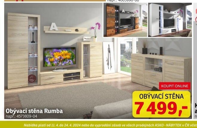 Obývací stěna Rumba