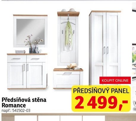Předsíňová stěna Romance