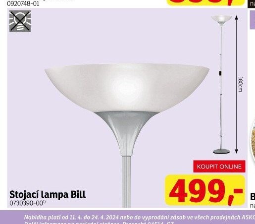 Stojací lampa Bill
