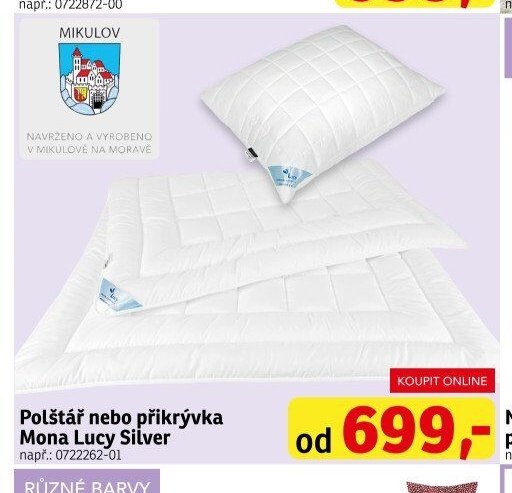 Polštář nebo přikrývka Mona Lucy Silver